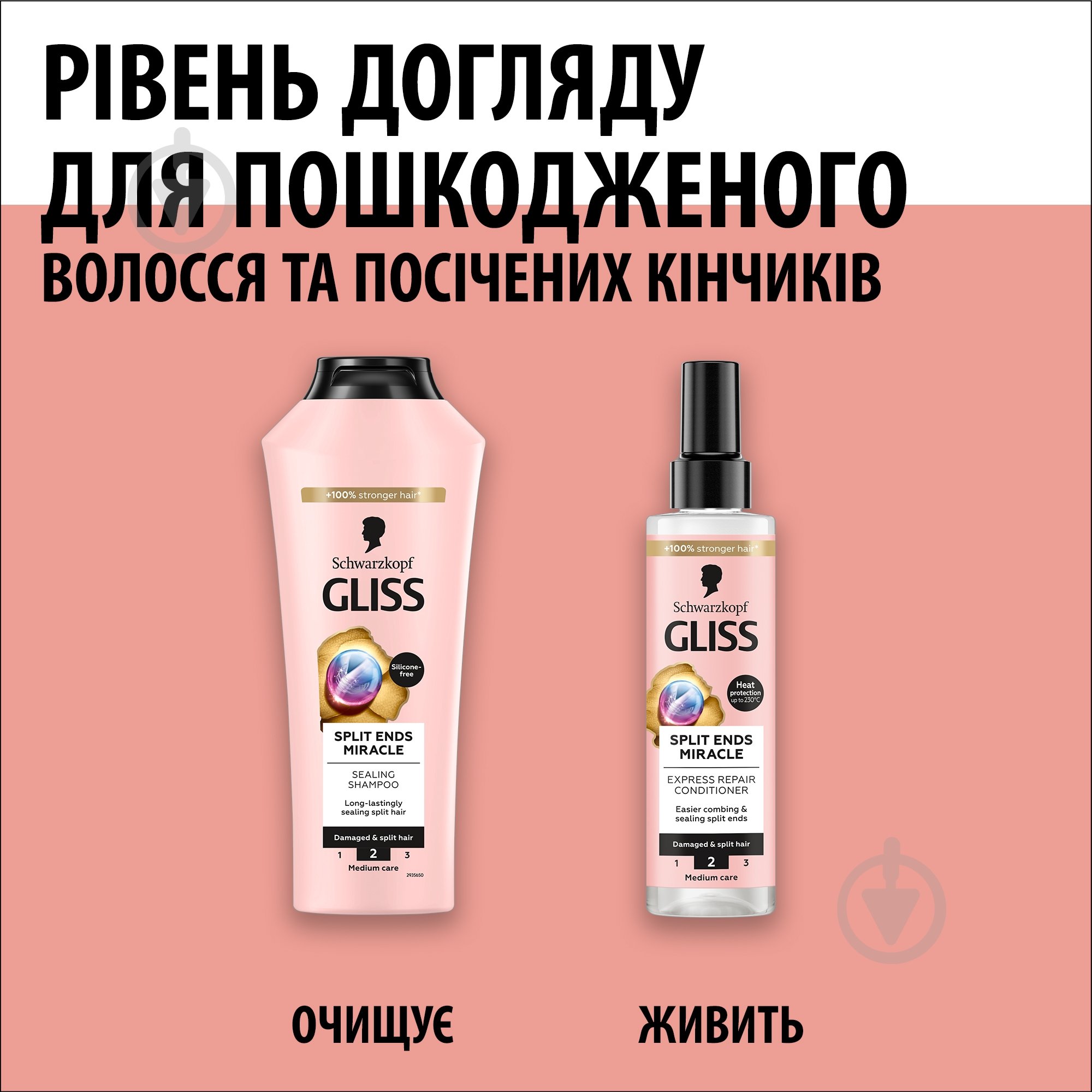 Экспресс-кондиционер GLISS Split Hair Miracle 200 мл - фото 6 Экспресс-кондиционер GLISS Split Hair Miracle 200 мл - фото 6