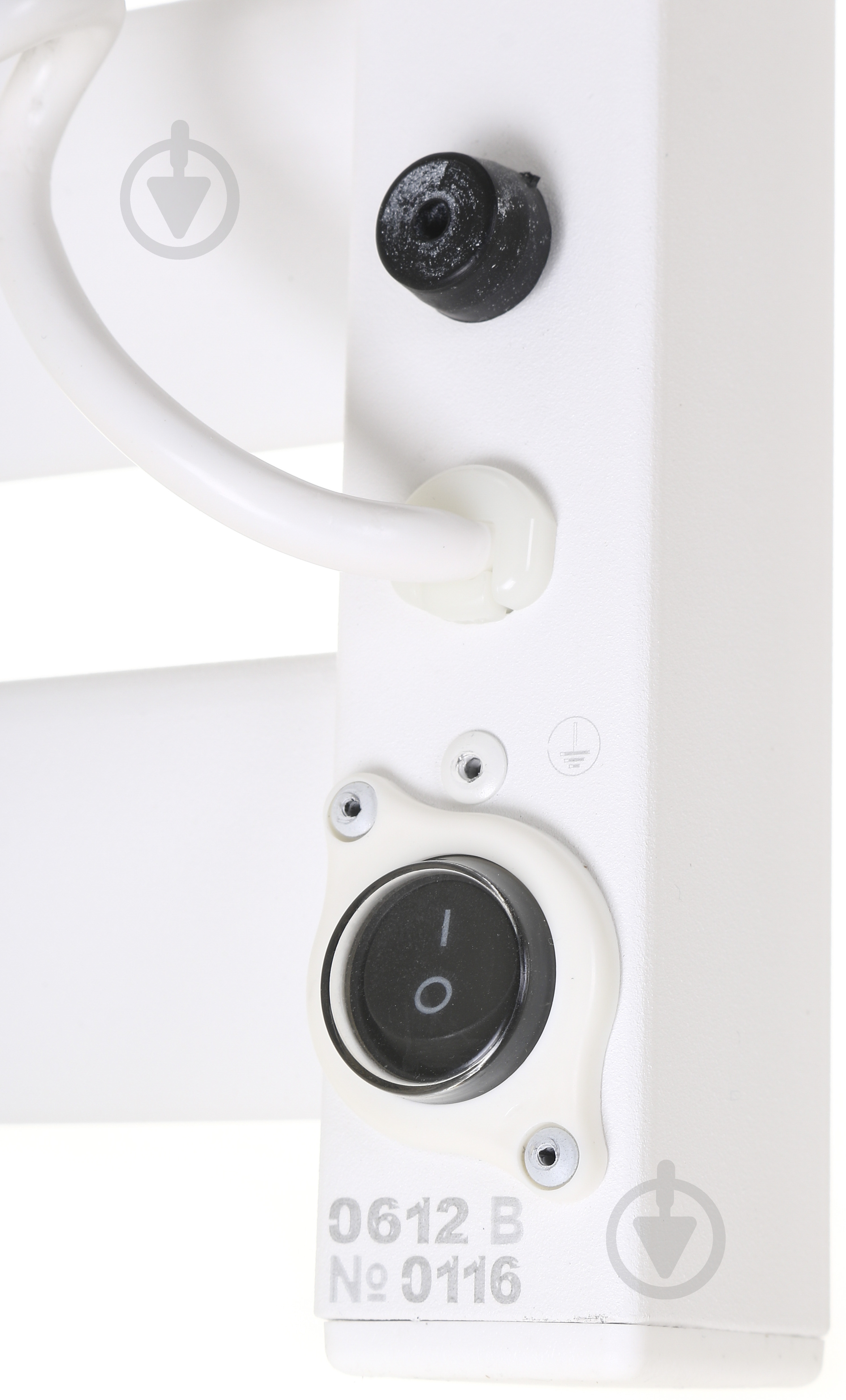 Рушникосушарка електрична Rhein Reya S10 500 х 800 E L PE/MAT RAL9003 White 200W - фото 4
