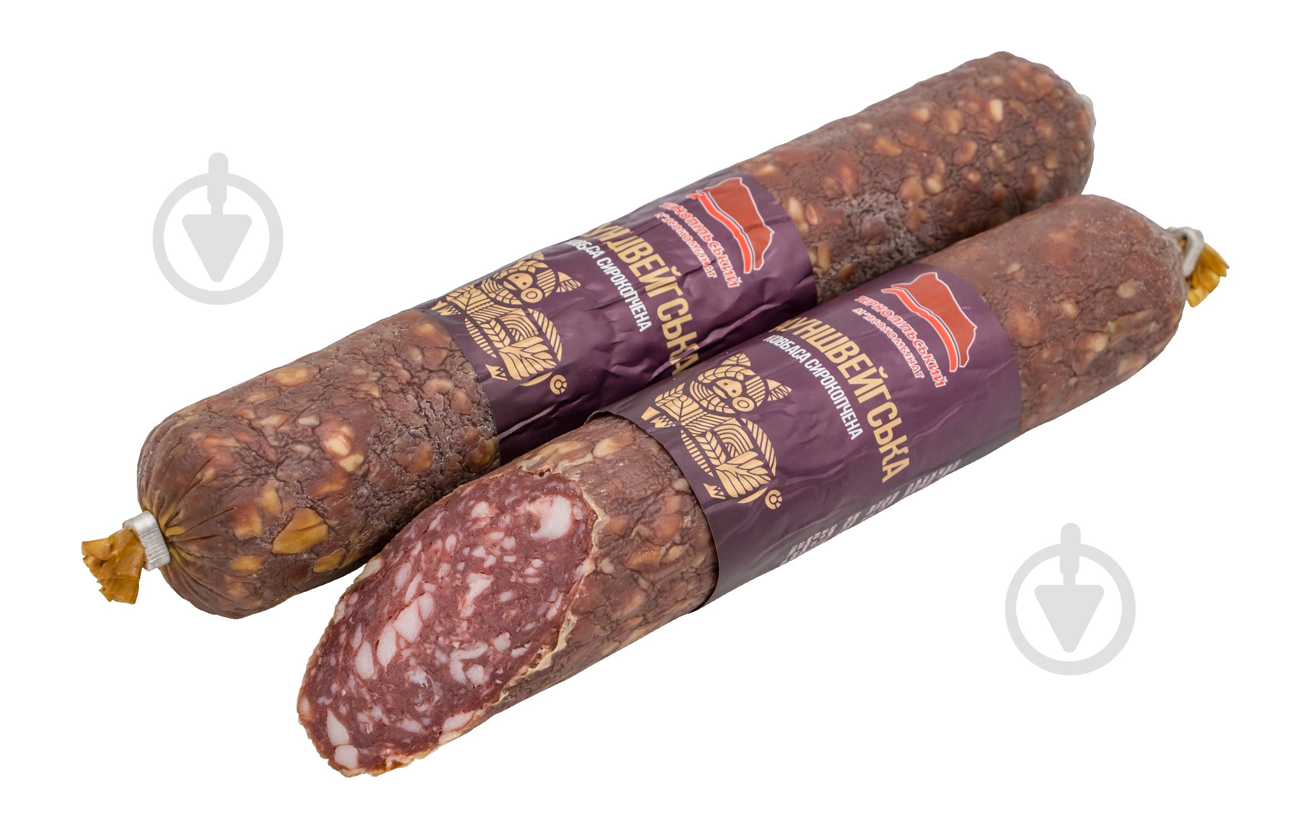 Ковбаса Тернопільський м'ясокомбінат брауншвейгська сирокопчена 1 кг - фото 1 Ковбаса Тернопільський м'ясокомбінат брауншвейгська сирокопчена 1 кг - фото 1