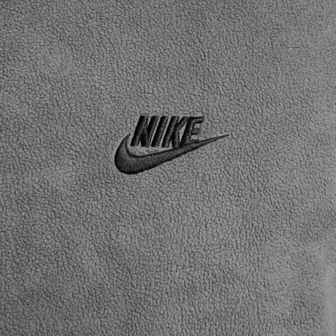 Джемпер Nike M NK CLUB+ POLAR FLC PO HOODIE FB8388-068 р.M серый - фото 5