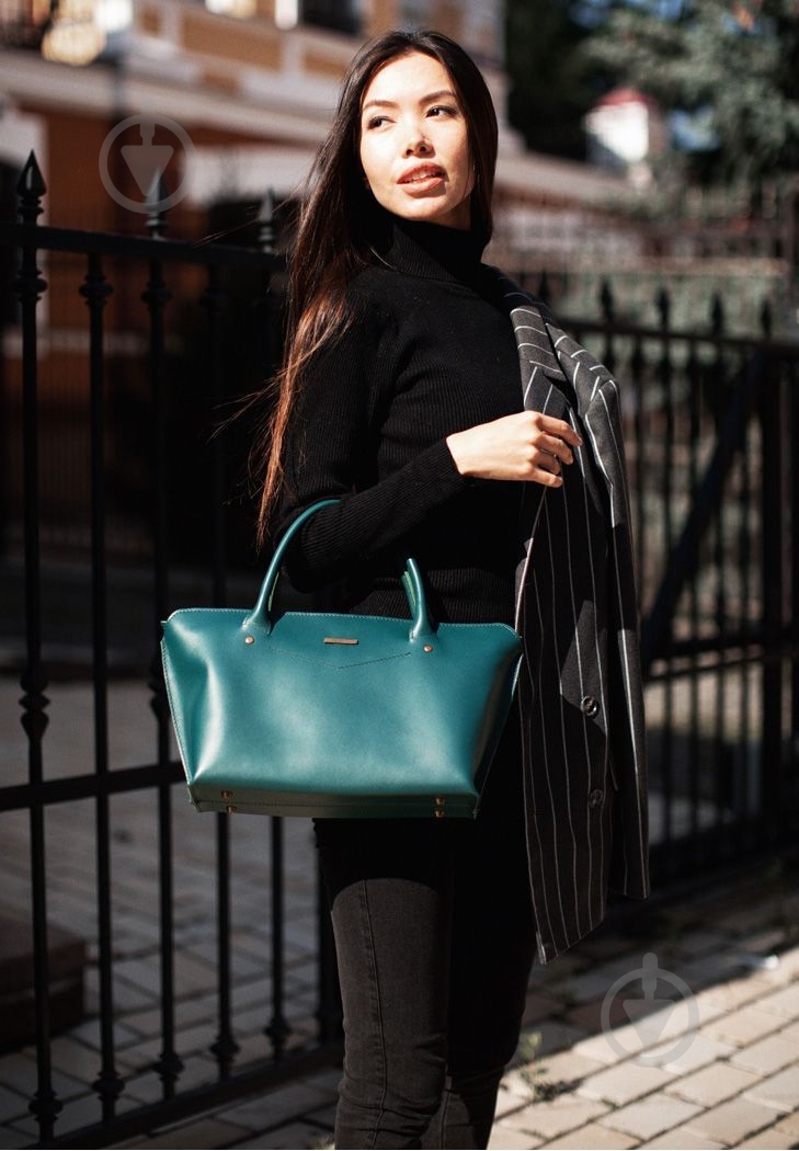 Сумка женская BlankNote Midi зеленый BN-BAG-24-malachite - фото 9