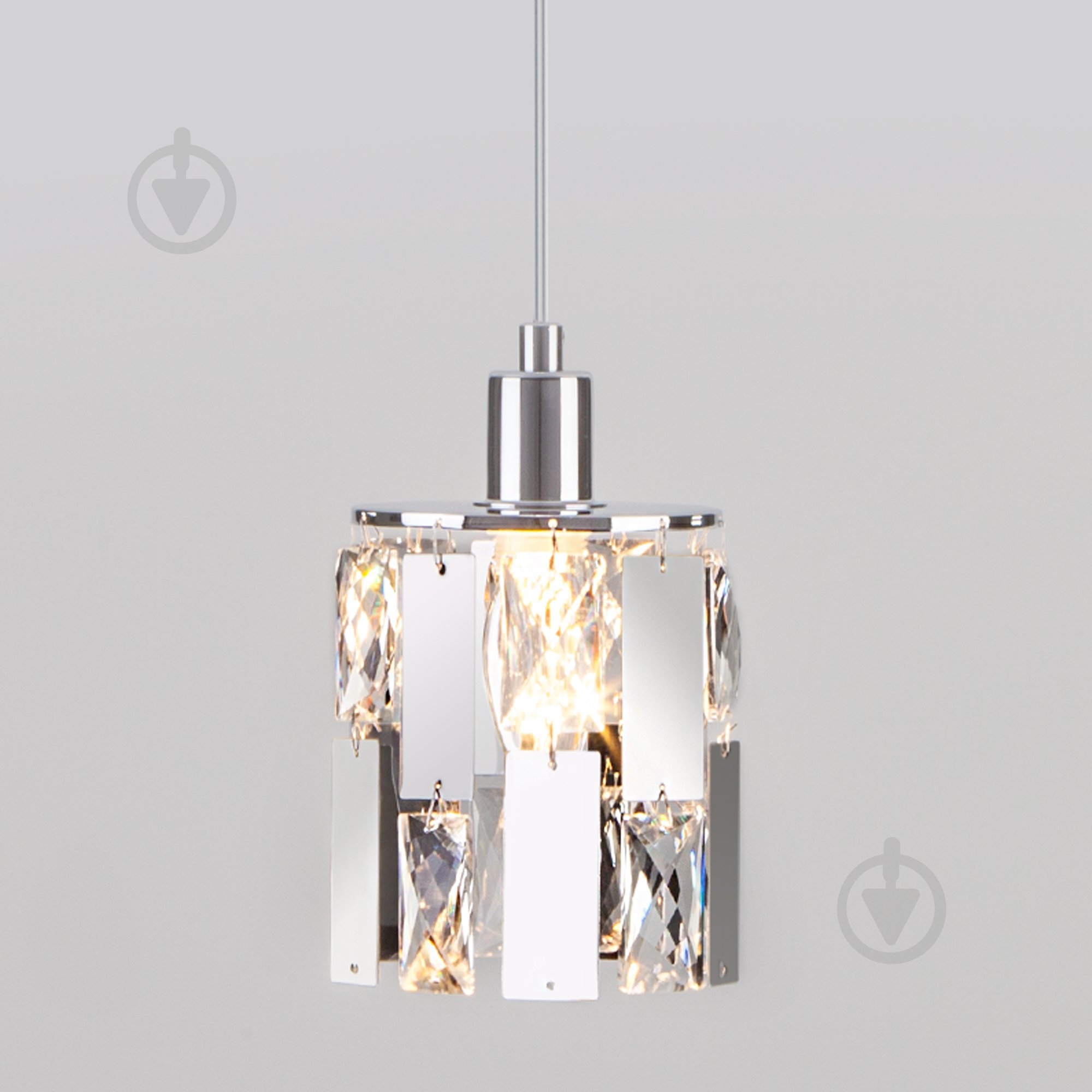 Подвес Strotskis Scoppio 1x60 Вт E14 хром 50101/1 (хром) - фото 3