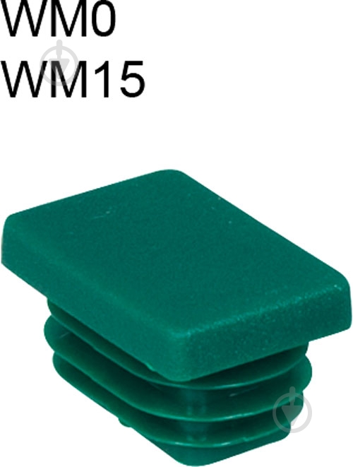 Заглушка на трубу прямокутна Walraven 27x18 мм WM0 15 2 шт 27х18 мм внутрішня - фото 1