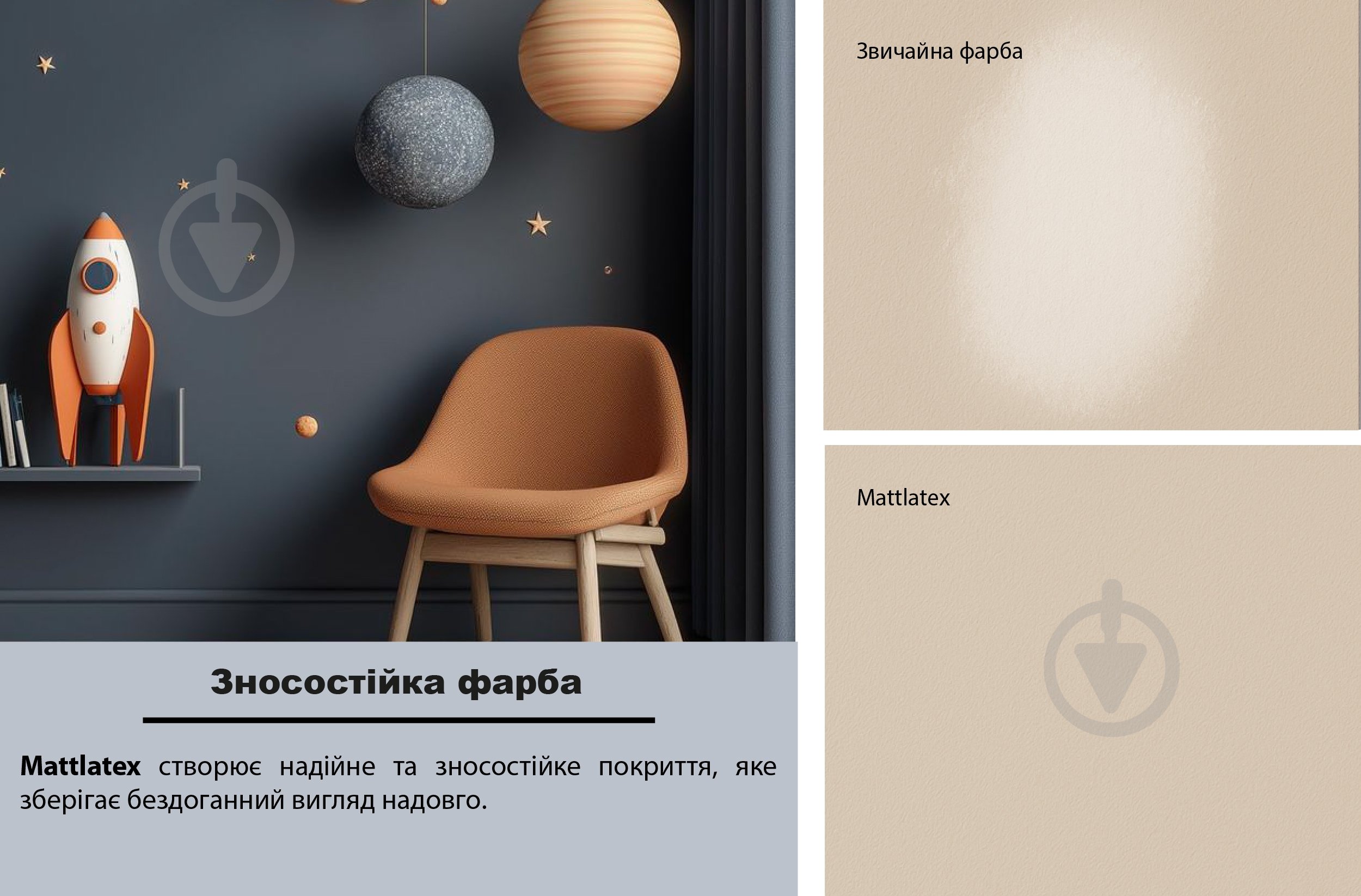 Фарба латексна Feidal Mattlatex мат білий 5 л - фото 3