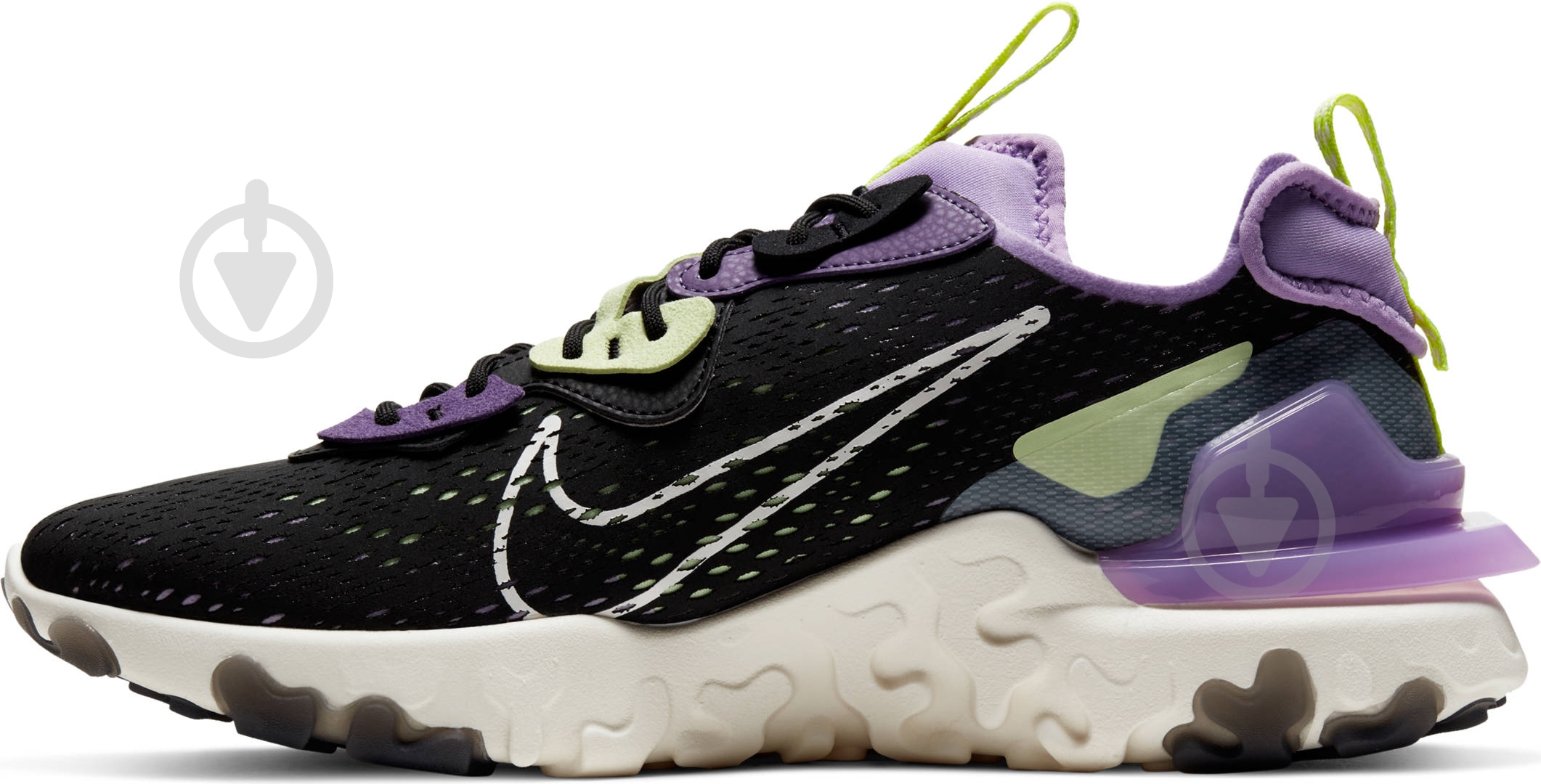 Кроссовки мужские демисезонные Nike REACT VISION CD4373-002 р.42,5 черные - фото 6