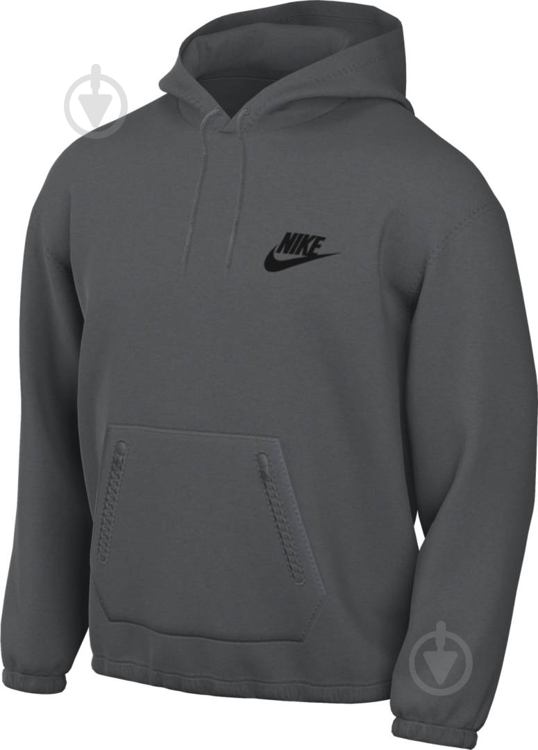 Джемпер Nike M NK CLUB+ POLAR FLC PO HOODIE FB8388-068 р.XL серый - фото 8 Джемпер Nike M NK CLUB+ POLAR FLC PO HOODIE FB8388-068 р.XL серый - фото 8