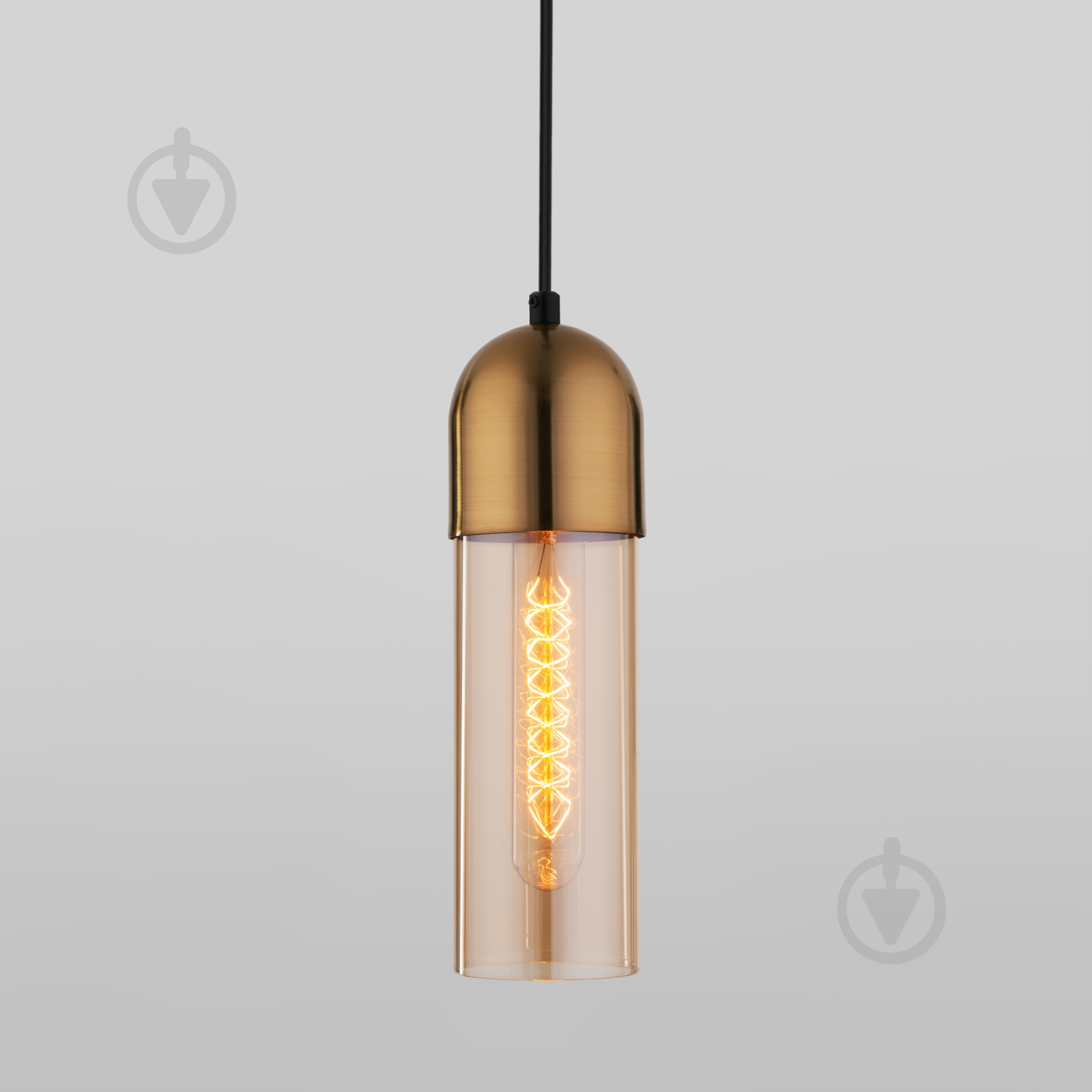 Підвіс Strotskis Airon 1x40 Вт E27 бурштиновий 50180/1 (бурштиновий) - фото 2