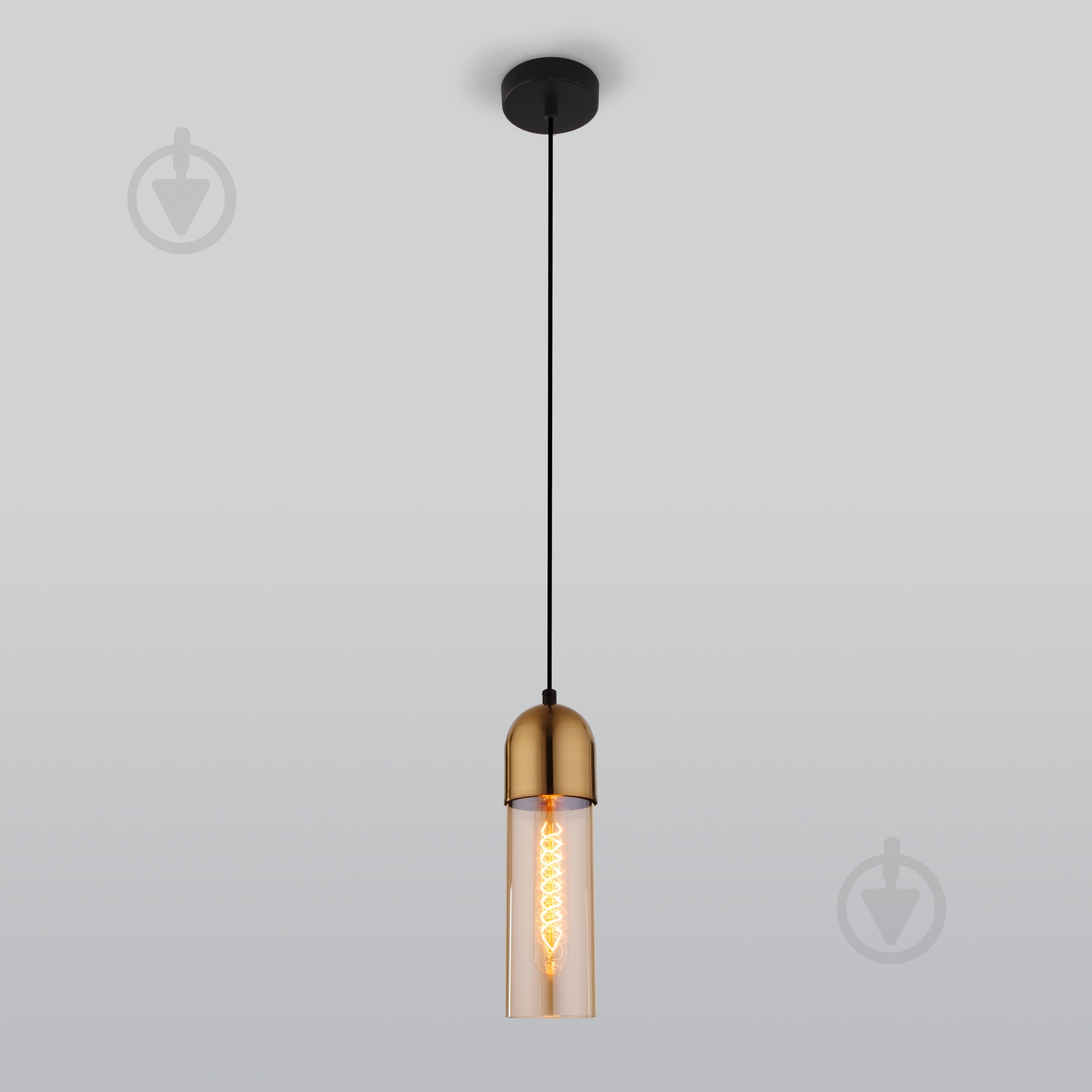 Підвіс Strotskis Airon 1x40 Вт E27 бурштиновий 50180/1 (бурштиновий) - фото 1