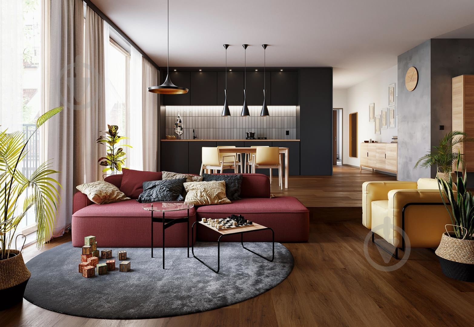 Ламінат вініловий (SPC) FLOORNITY 4V дуб острозький 33/4 мм (CLE 22356) - фото 4