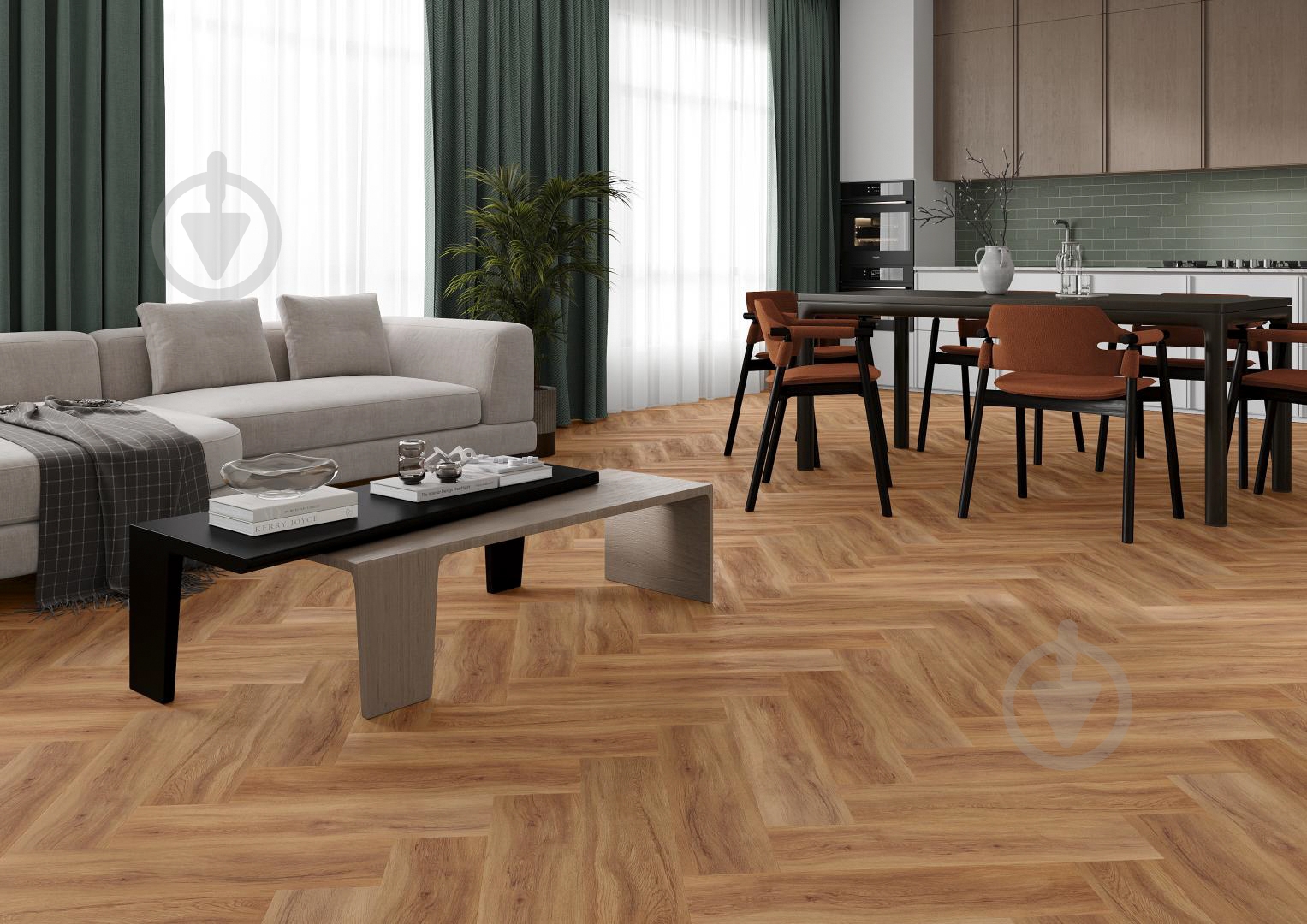Ламінат вініловий (SPC) FLOORNITY 4V ялина синевирська 33/4,5 мм (HB 22360) - фото 5
