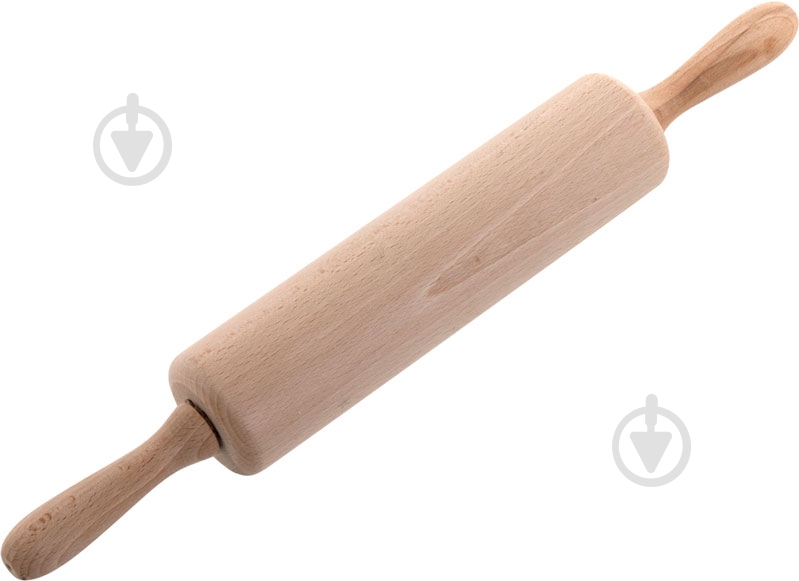 Скалка с металлической осью Kesper 23x6 см бук 37002 - фото 1