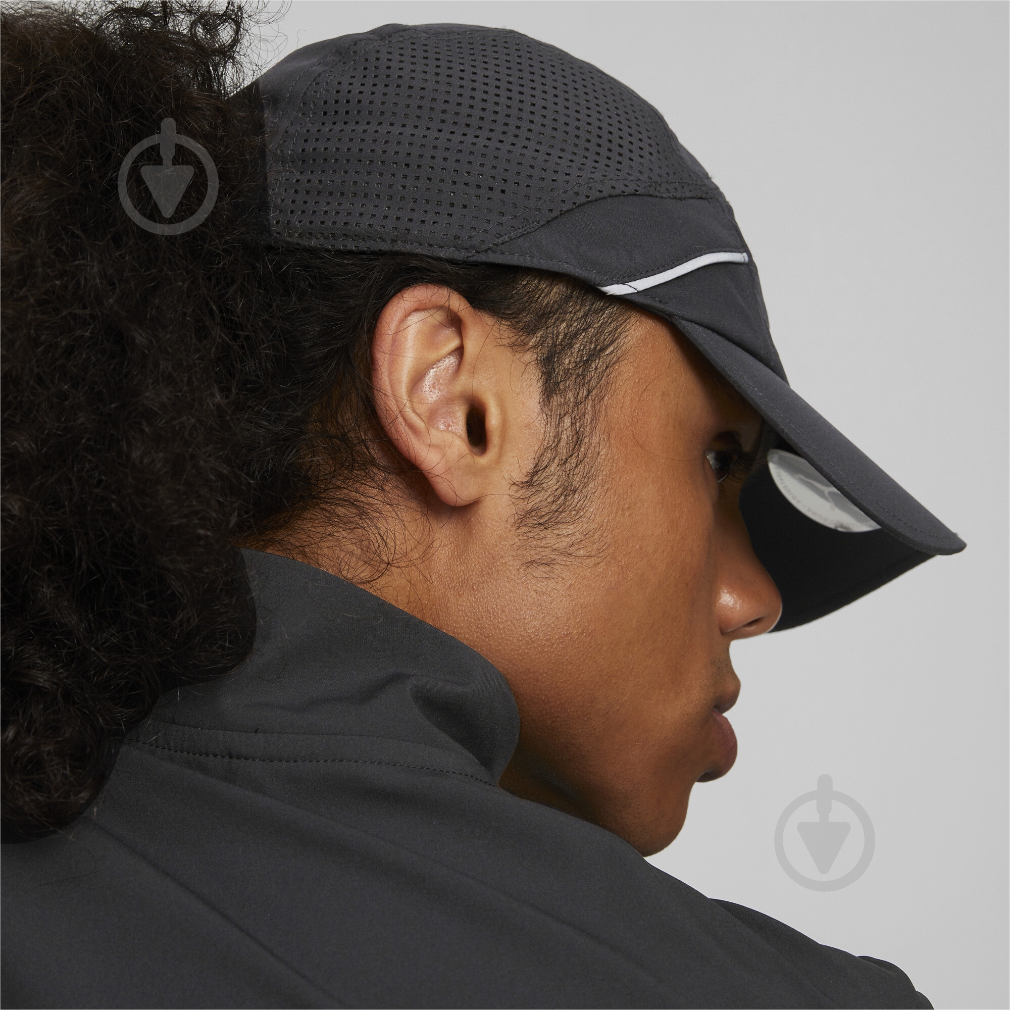 Кепка Puma Lightweight Runner Cap 02408001 OS черный - фото 5
