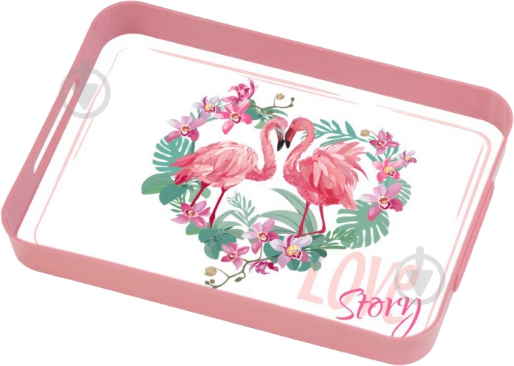 Таця Herevin для сервірування Pink 35х26х4 (161142-004) - фото 1