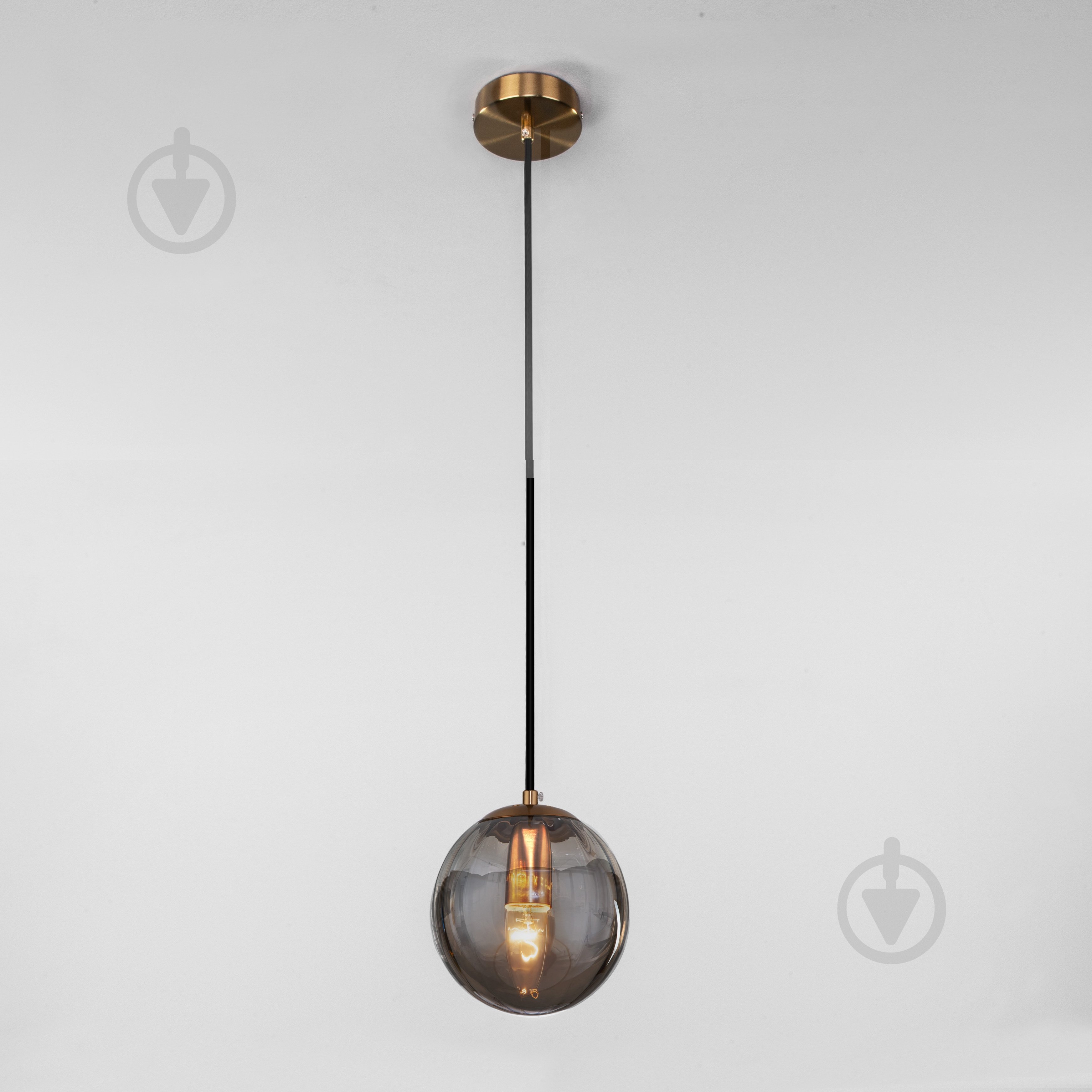 Подвес Strotskis Juno 1x40 Вт E27 дымчатый 50207/1 (димчатий) - фото 1