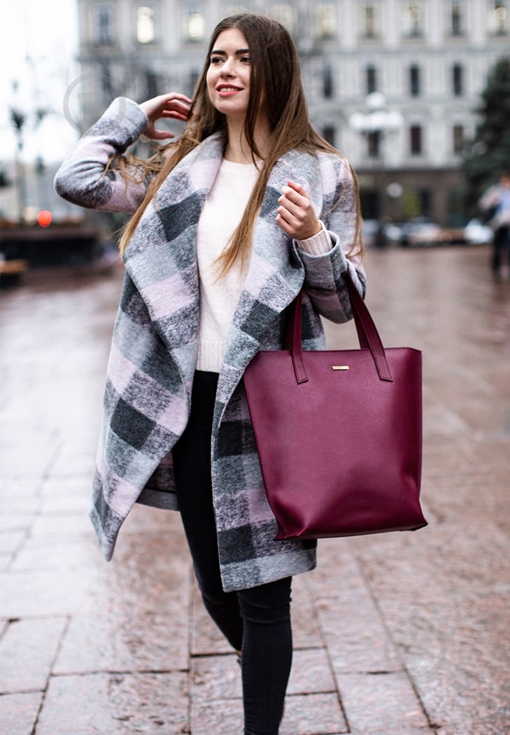 Сумка женская BlankNote D.D. бордовый BN-BAG-17-vin - фото 10 Сумка женская BlankNote D.D. бордовый BN-BAG-17-vin - фото 10