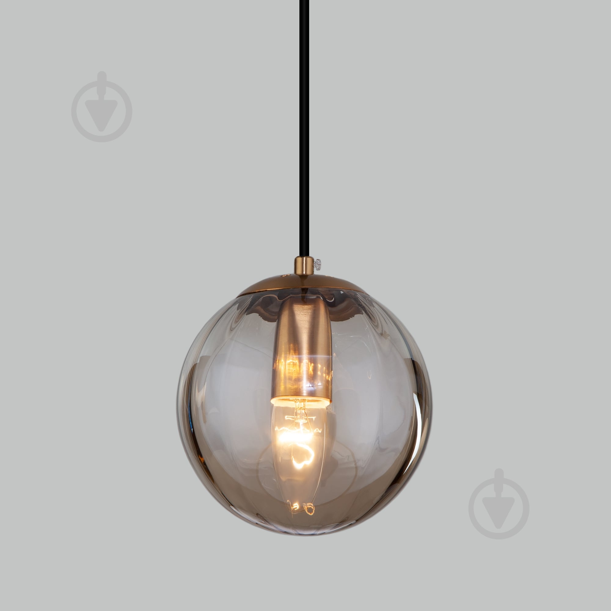 Подвес Strotskis Juno 1x40 Вт E27 янтарный 50207/1 (бурштиновий) - фото 3