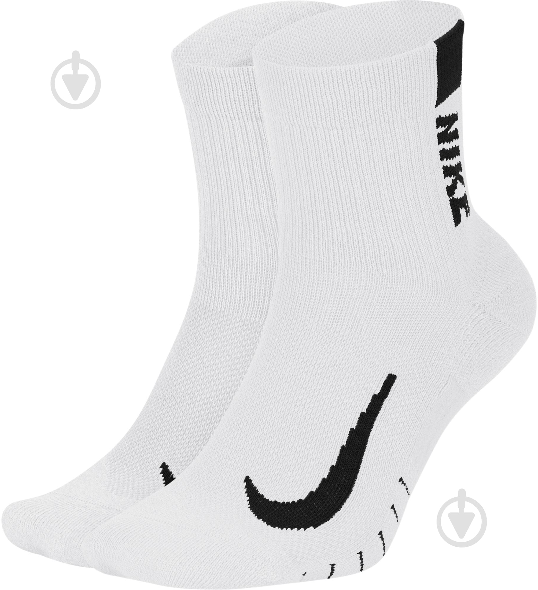 Шкарпетки Nike Multiplier SX7556-100 р.M білий 2 шт. - фото 1 Шкарпетки Nike Multiplier SX7556-100 р.M білий 2 шт. - фото 1