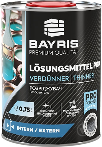 Растворитель LOSUNGSMITTEL PRO Bayris 0,75 л - фото 1 Растворитель LOSUNGSMITTEL PRO Bayris 0,75 л - фото 1