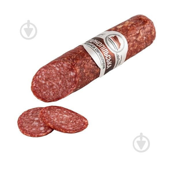 Ковбаса Тернопільський м'ясокомбінат Тарнопільська напівкопчена вагова - фото 1 Ковбаса Тернопільський м'ясокомбінат Тарнопільська напівкопчена вагова - фото 1