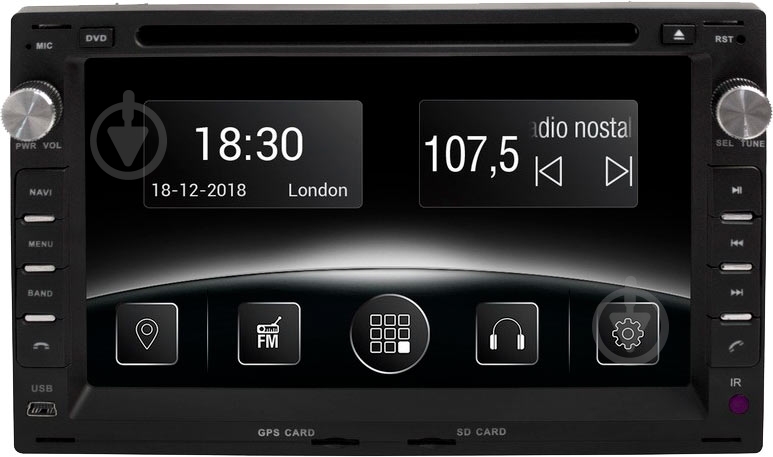 Автомагнитола Gazer CM5007-3B - фото 1