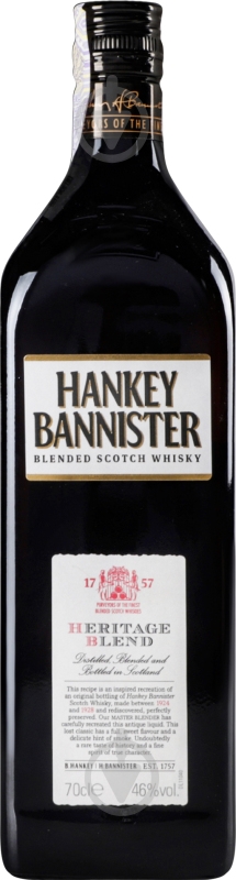 Виски Hankey Bannister Heritage blend 0,7 л - фото 1 Виски Hankey Bannister Heritage blend 0,7 л - фото 1