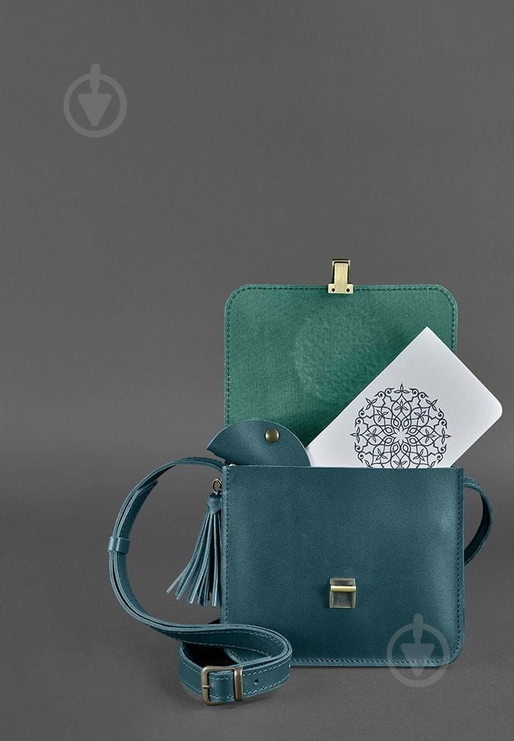 Сумка женская BlankNote Лилу зеленый BN-BAG-3-malachite - фото 4