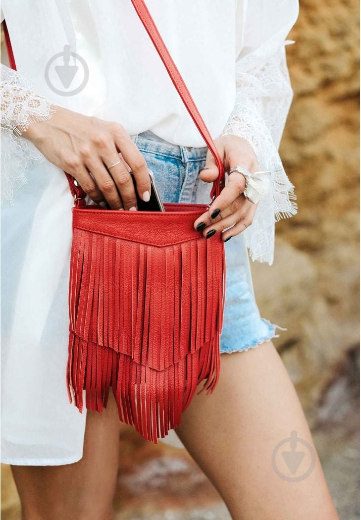 Сумка женская BlankNote Fleco красный BN-BAG-16-rubin - фото 4 Сумка женская BlankNote Fleco красный BN-BAG-16-rubin - фото 4