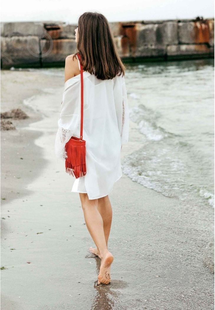 Сумка женская BlankNote Fleco красный BN-BAG-16-rubin - фото 3 Сумка женская BlankNote Fleco красный BN-BAG-16-rubin - фото 3