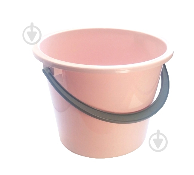 Ведро обычное MTM 5 л розовый - фото 1