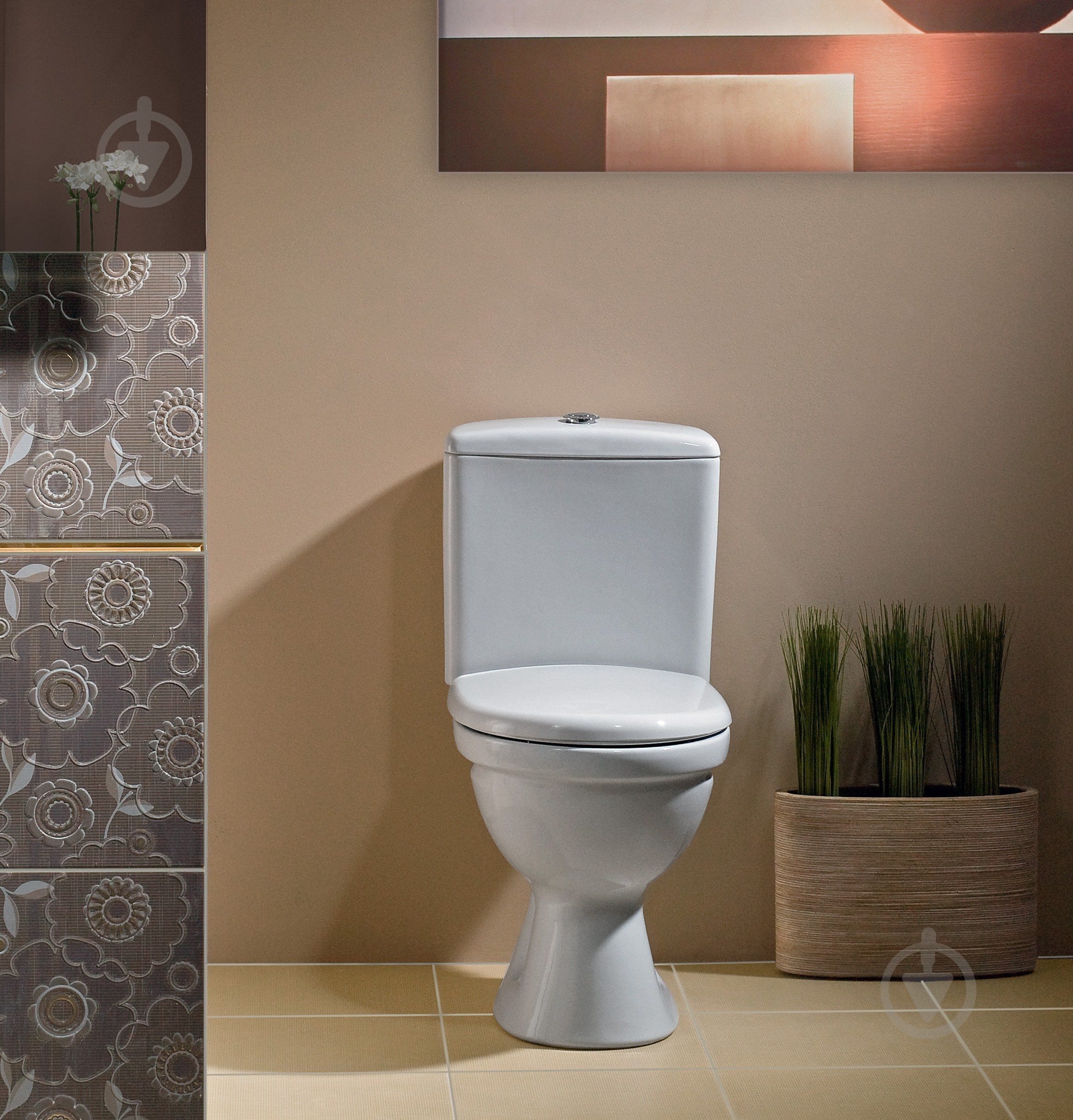 УЦІНКА! Унітаз-компакт Cersanit MITO Merida 011 3/6 з поліпропіленовим сидінням і мікроліфтом (УЦ №2872) - фото 4