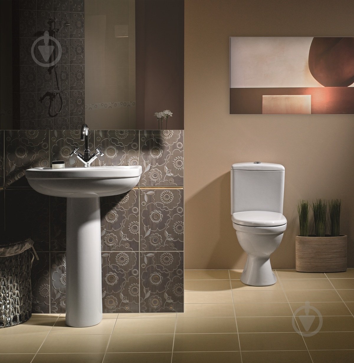 УЦІНКА! Унітаз-компакт Cersanit MITO Merida 011 3/6 з поліпропіленовим сидінням і мікроліфтом (УЦ №2872) - фото 6