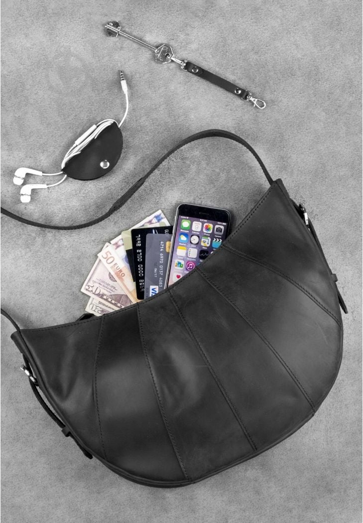Сумка женская BlankNote Круассан черный BN-BAG-12-g-kr - фото 4 Сумка женская BlankNote Круассан черный BN-BAG-12-g-kr - фото 4