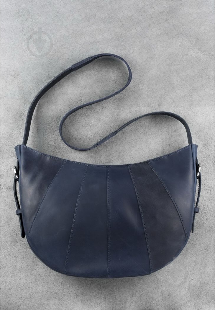 Сумка женская BlankNote Круассан темно-синий BN-BAG-12-nn - фото 2