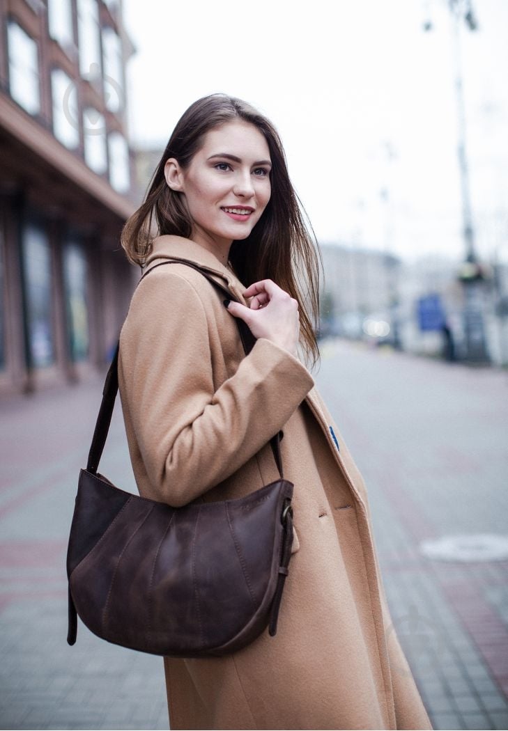Сумка женская BlankNote Круассан темно-коричневый BN-BAG-12-o - фото 6