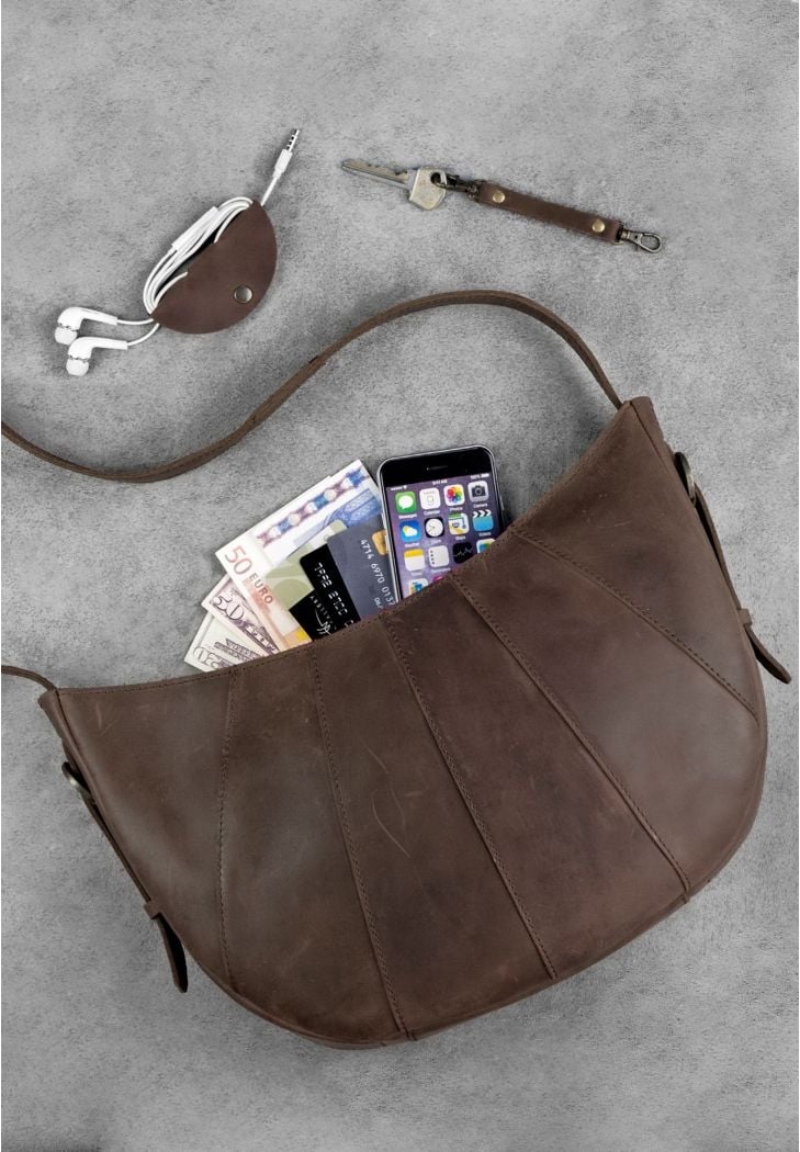 Сумка женская BlankNote Круассан темно-коричневый BN-BAG-12-o - фото 3
