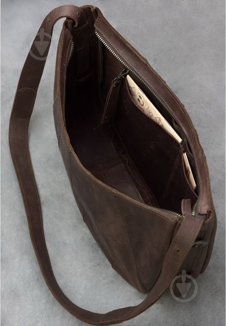 Сумка женская BlankNote Круассан темно-коричневый BN-BAG-12-o - фото 5