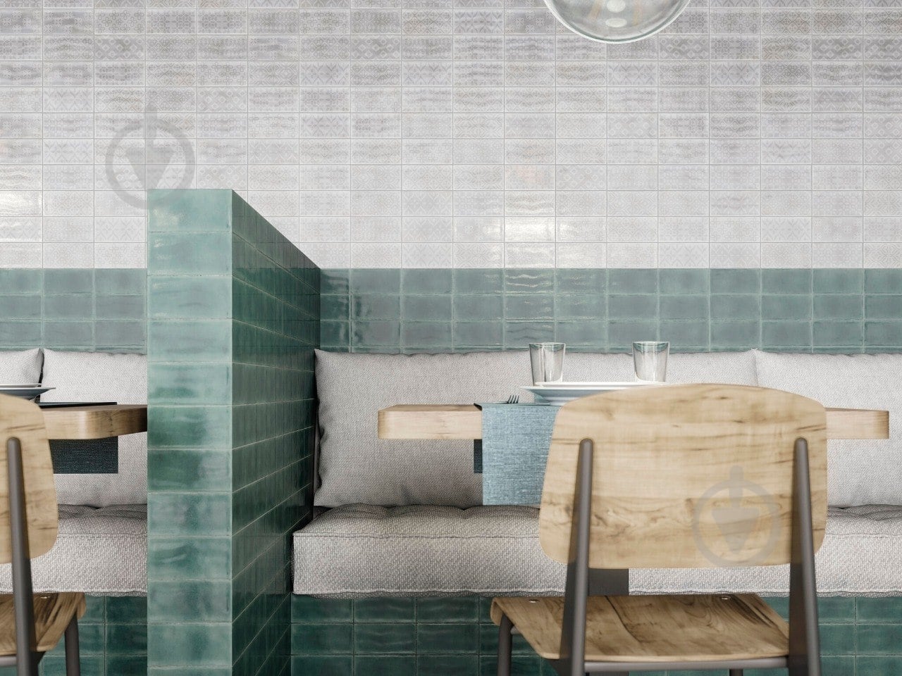 Плитка Cifre Sonora gray decor 7,5x15 см - фото 2