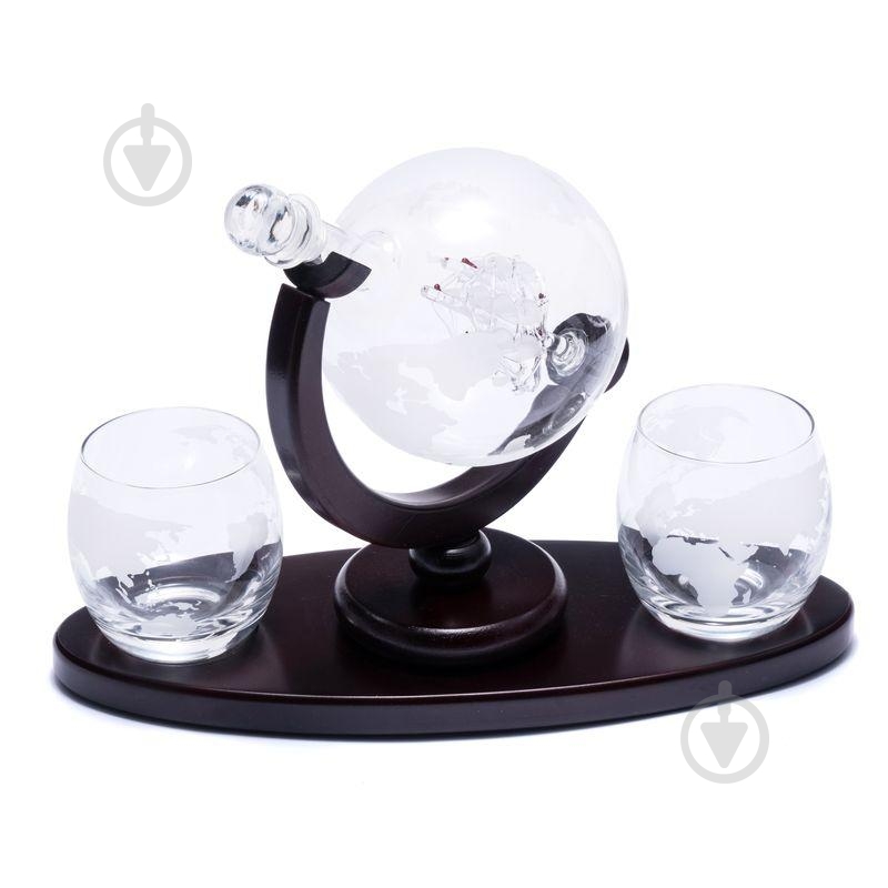 Набор для крепких напитков Глобус 850 мл 3 предмета - фото 4 Набор для крепких напитков Глобус 850 мл 3 предмета - фото 4