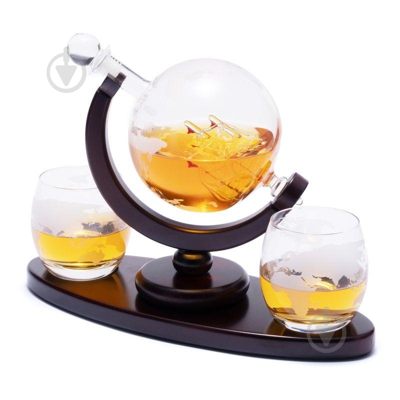 Набор для крепких напитков Глобус 850 мл 3 предмета - фото 1 Набор для крепких напитков Глобус 850 мл 3 предмета - фото 1