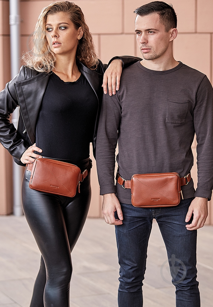 Сумка женская BlankNote Dropbag светло-коричневый BN-BAG-6-k - фото 7