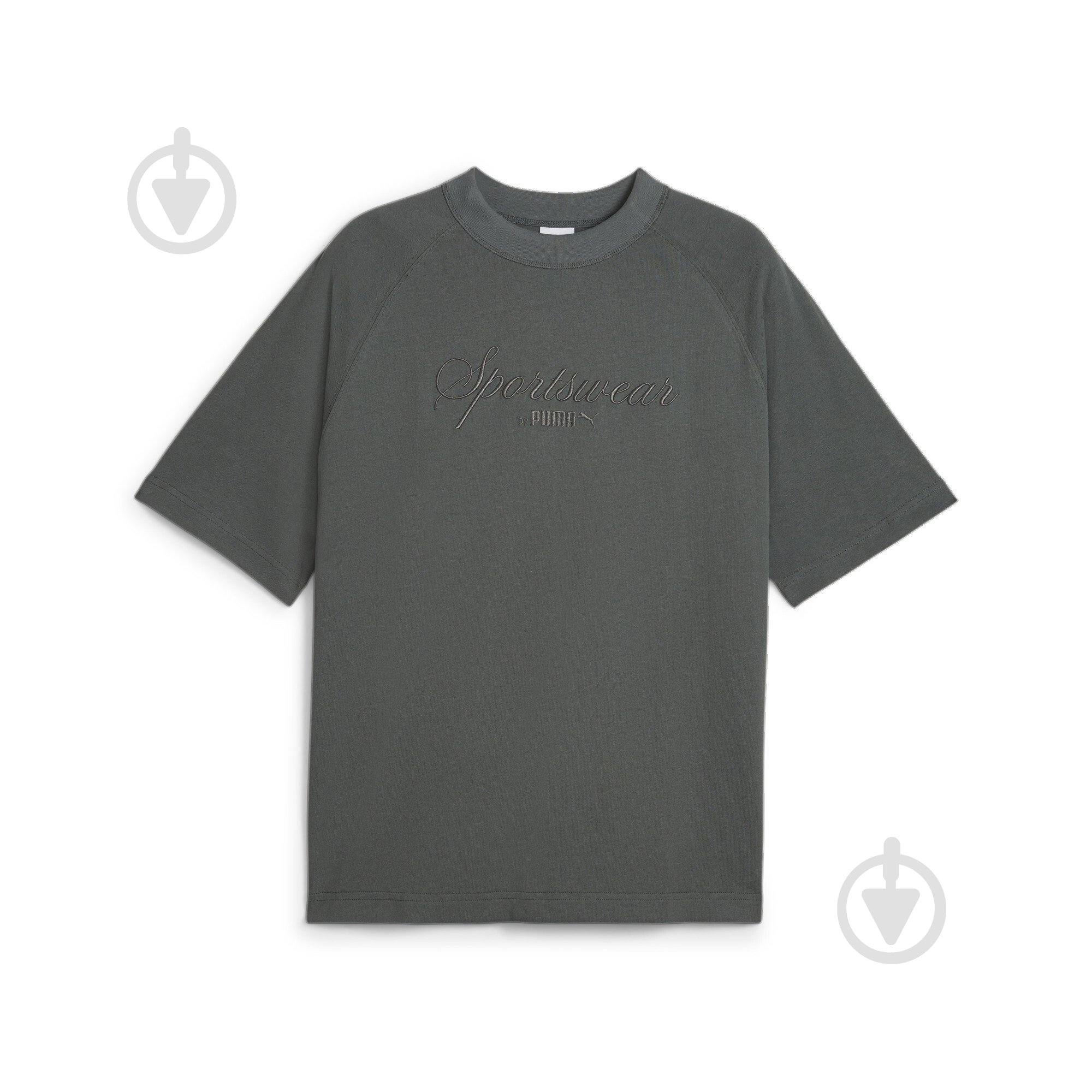 Футболка Puma CLASSICS+ TEE 62427280 р.M серый - фото 1