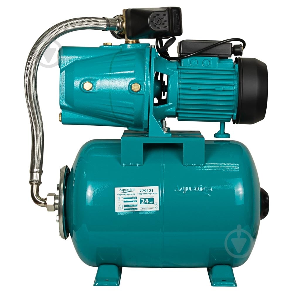 Насосная станция Aquatica 1.1кВт Hmax 55м Qmax 70л/мин (самовсасывающий насос) 24л 775088/24 - фото 1 Насосная станция Aquatica 1.1кВт Hmax 55м Qmax 70л/мин (самовсасывающий насос) 24л 775088/24 - фото 1