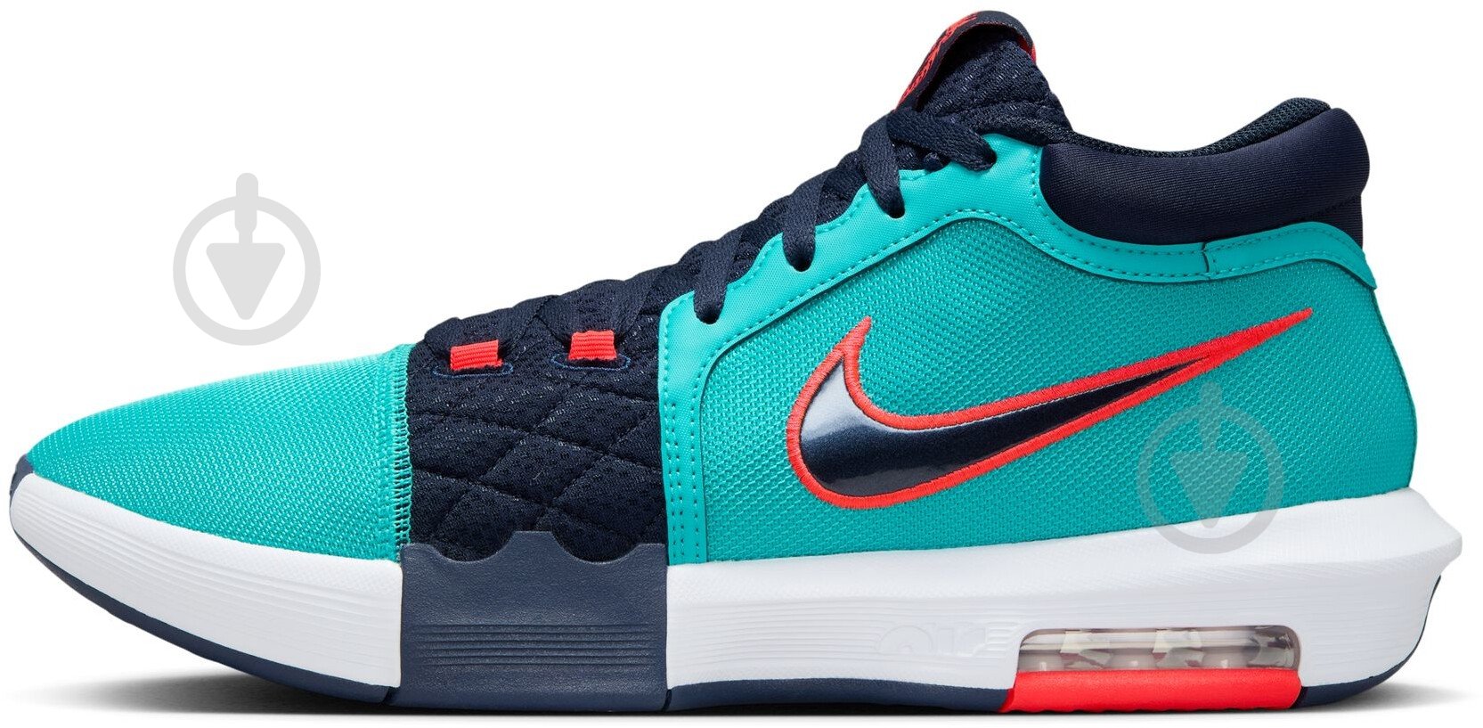 Кроссовки мужские Nike LEBRON WITNESS VIII HQ2139-300 р.41 бирюзово-синие - фото 3 Кроссовки мужские Nike LEBRON WITNESS VIII HQ2139-300 р.41 бирюзово-синие - фото 3