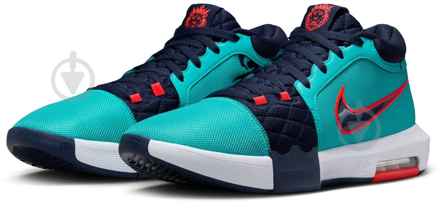 Кроссовки мужские Nike LEBRON WITNESS VIII HQ2139-300 р.41 бирюзово-синие - фото 5 Кроссовки мужские Nike LEBRON WITNESS VIII HQ2139-300 р.41 бирюзово-синие - фото 5