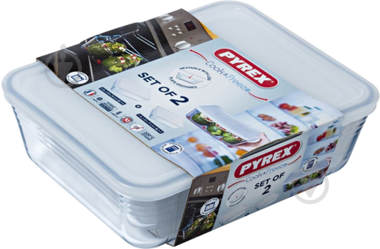 Набор форм для запекания Pyrex 242P+243P (912S951) - фото 3 Набор форм для запекания Pyrex 242P+243P (912S951) - фото 3