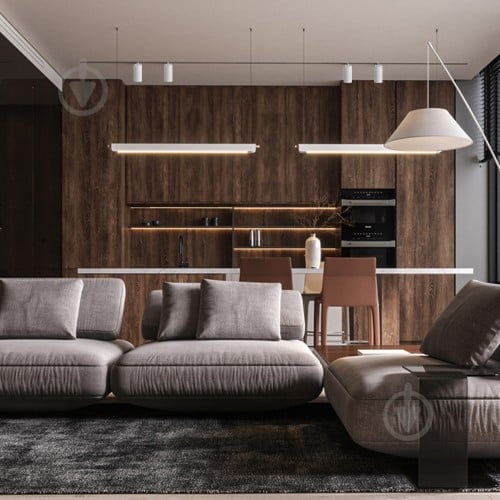 Трековый прожектор Feron под лампу ML332 серый - фото 3