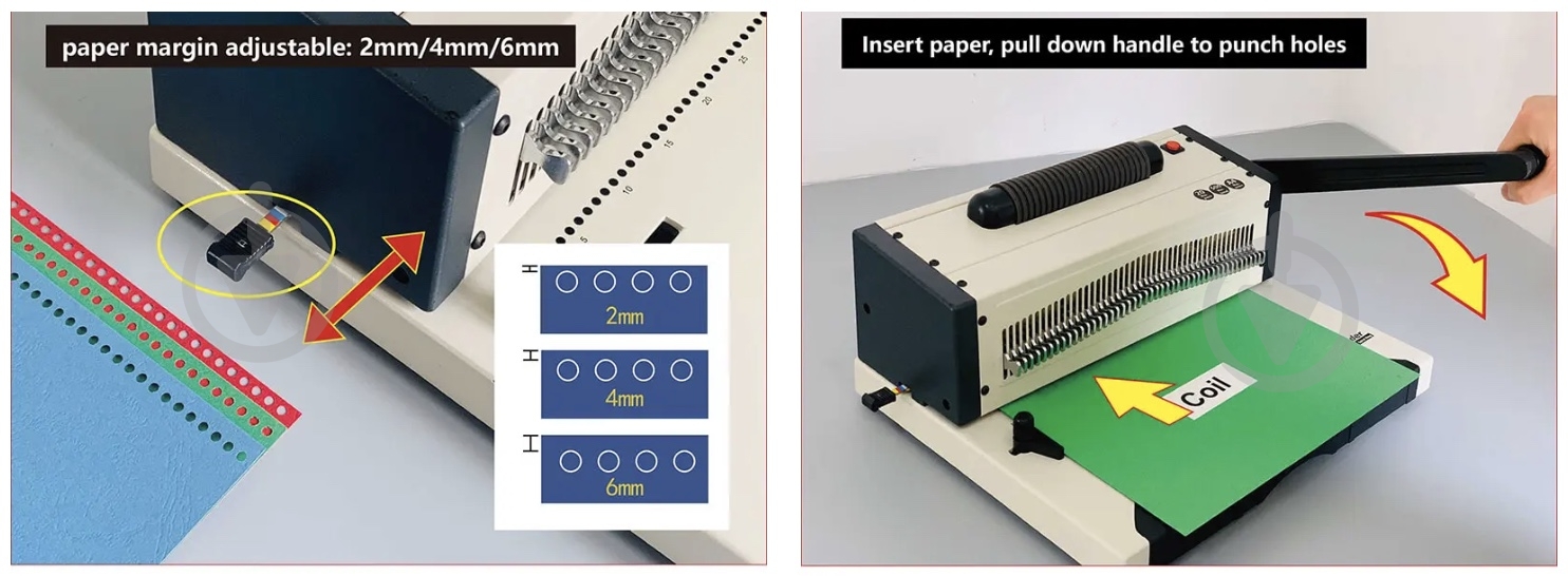 Брошюровщик на спиральную пружину C9028 YIBO - фото 2