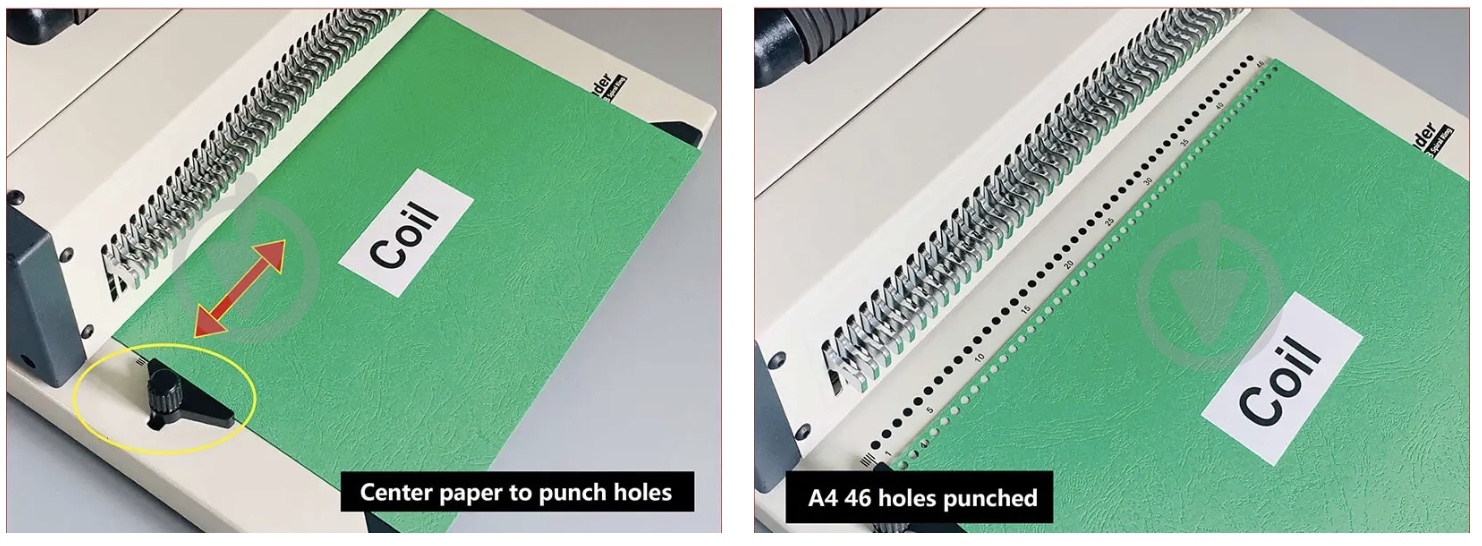 Брошюровщик на спиральную пружину C9028 YIBO - фото 3