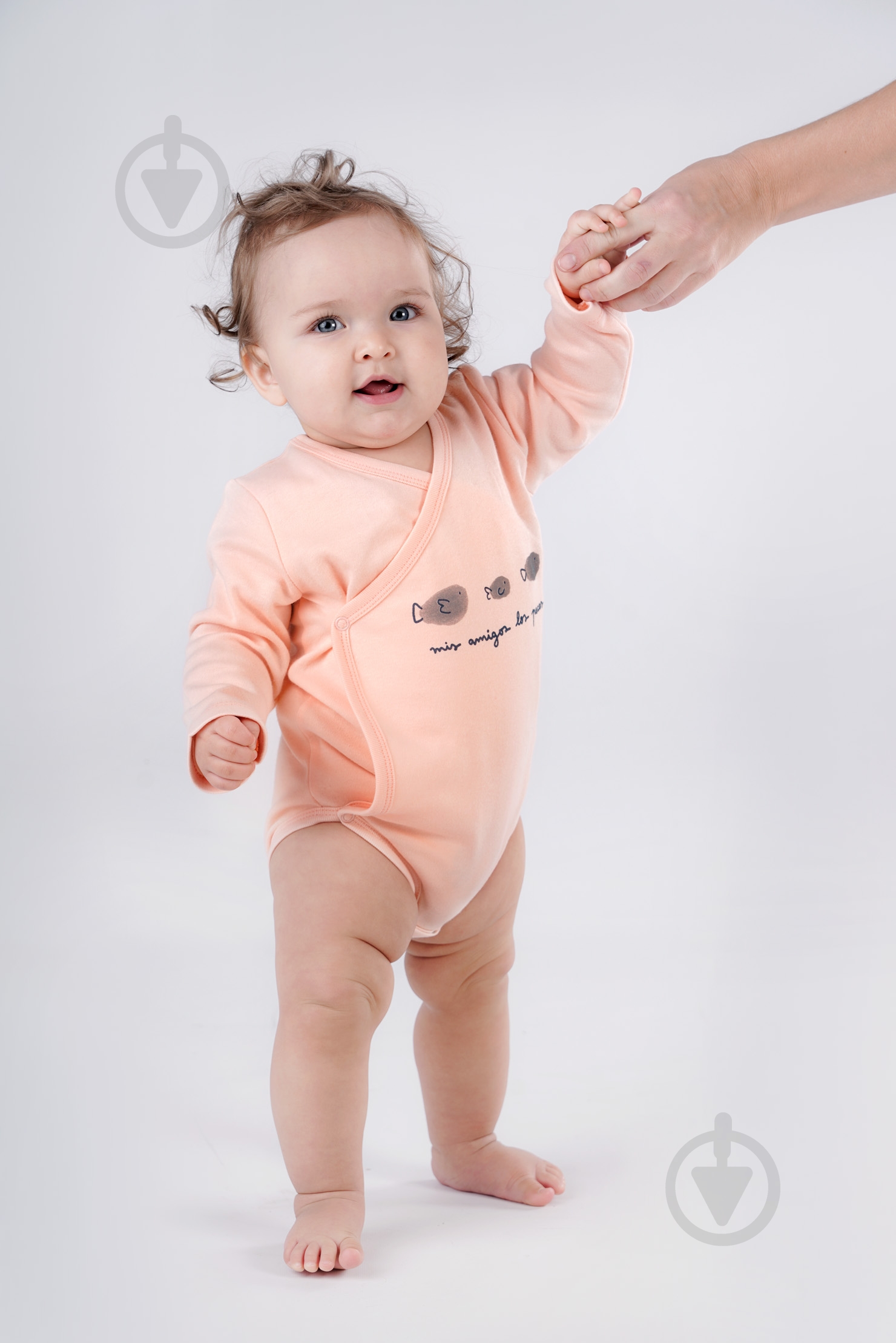 Боди детское для мальчика Sasha р.62 персиковый 4154/5 - фото 2 Боди детское для мальчика Sasha р.62 персиковый 4154/5 - фото 2