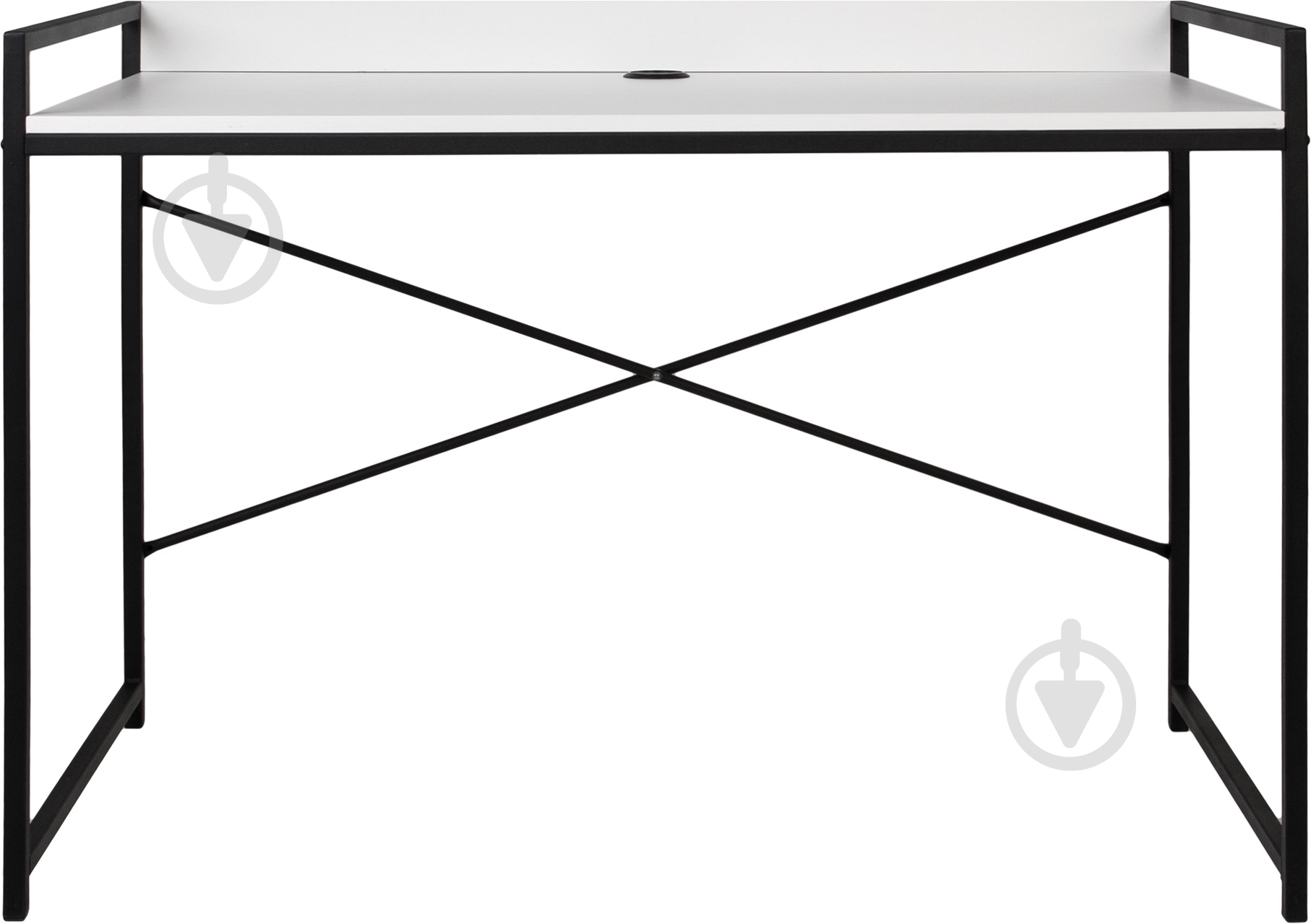 Стіл письмовий Nowy Styl OXFORD BLACK (16) 1160x610x750/830 Білий (СH) - фото 3